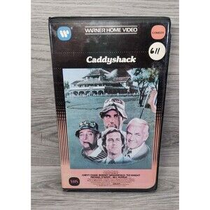 Caddyshack (1980 VHS, Clamshell) Chevy Chase, Bill Murray, Clam Shell